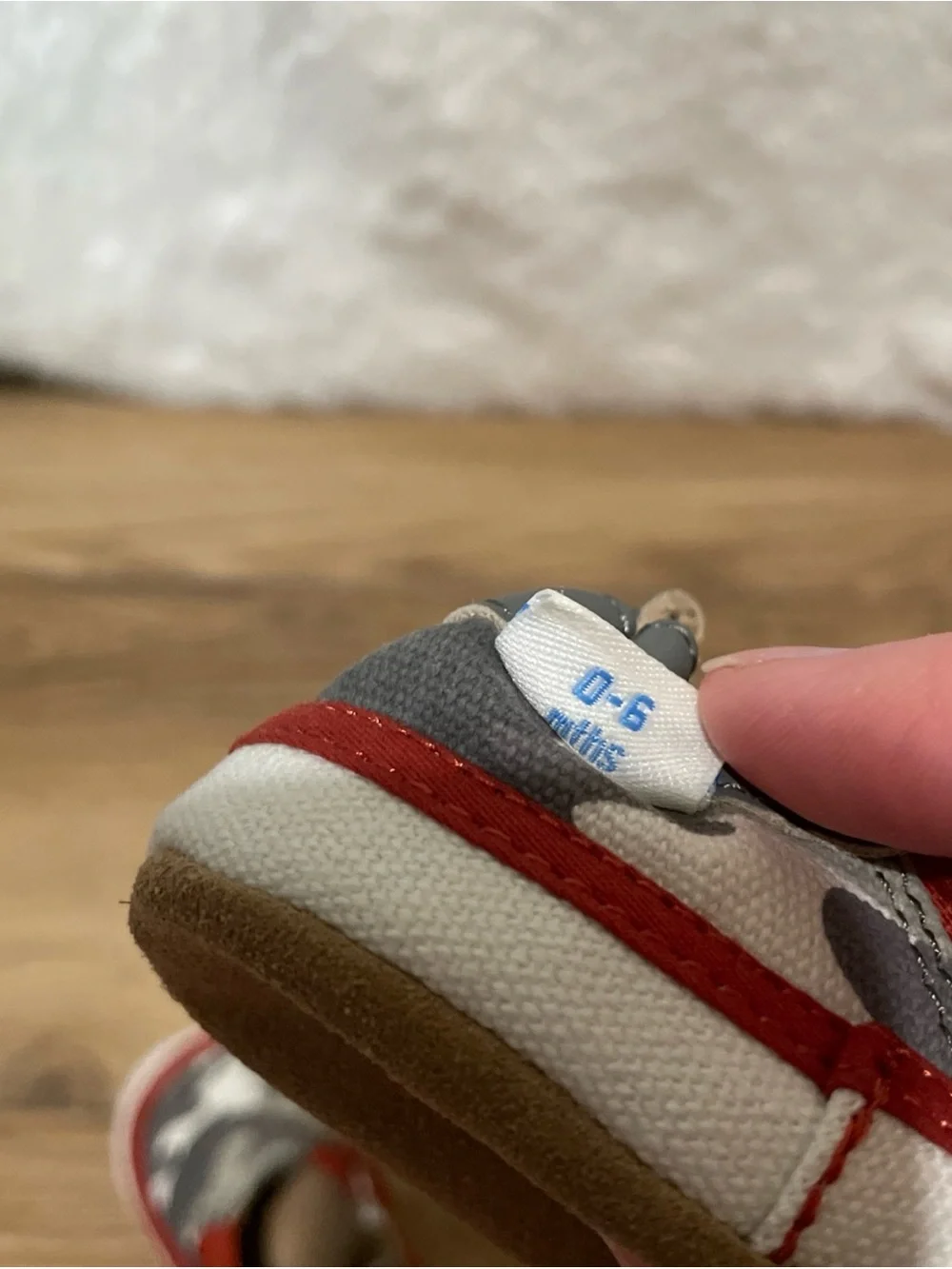 Robeez Gray Camouflage Soft Sole Shoes 0-6 Months